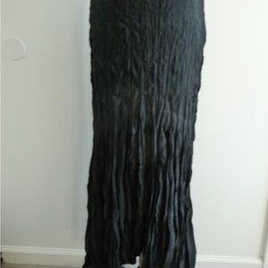 Roberto Cavalli Textured Black Maxi Skirt. Size 10. Worn twice. Excellent.